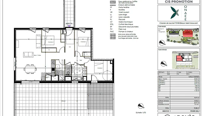 Appartement 4 pièces à vendre à Brison-Saint-Innocent (73100) - photo 3