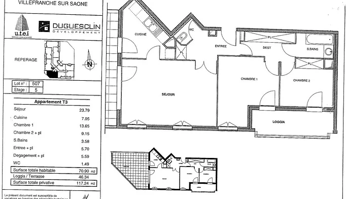 Appartement 3 pièces à louer à Villefranche-sur-Saône (69400) - photo 7