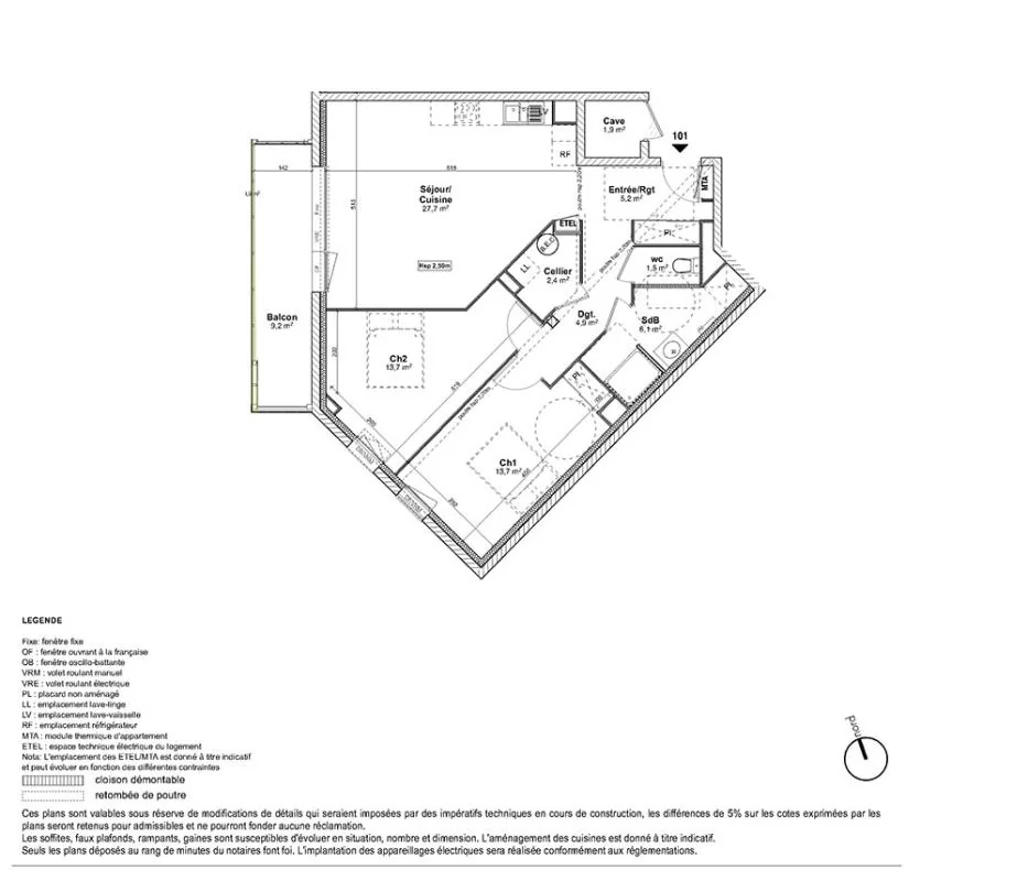 Appartement 3 pièces à vendre à Locmiquélic (56570) - photo 5