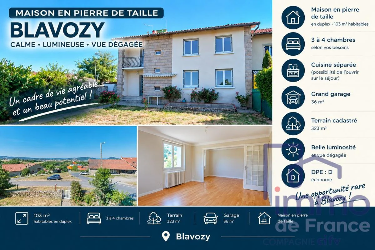 Maison 6 pièces à vendre à Blavozy (43700) - photo 1