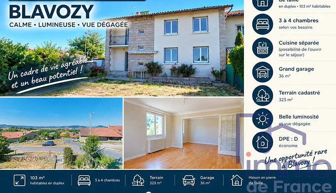 Maison 6 pièces à vendre à Blavozy (43700) - photo 1