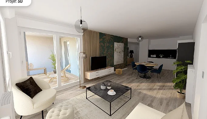Appartement 3 pièces à louer à Chapelle-sur-Erdre (44240) - photo 3