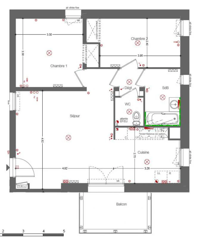 Appartement 3 pièces à louer à Saint-Herblain (44800) - photo 1
