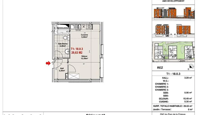 Appartement 1 pièce à louer à Lille (59260) - photo 6