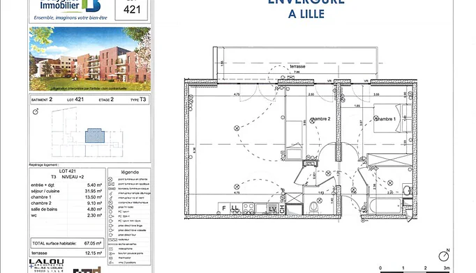 Appartement 3 pièces à louer à Lille (59000) - photo 10