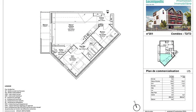 Appartement 2 pièces à vendre à Locmiquélic (56570) - photo 4