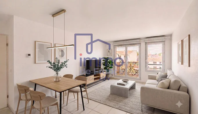 Appartement 3 pièces à vendre à Villeurbanne (69100) - photo 2