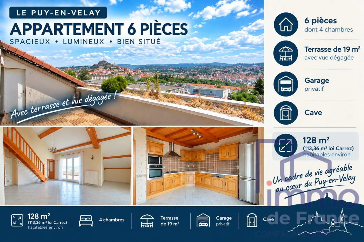 Appartement 6 pièces à vendre au Puy-en-Velay (43000) - photo 1