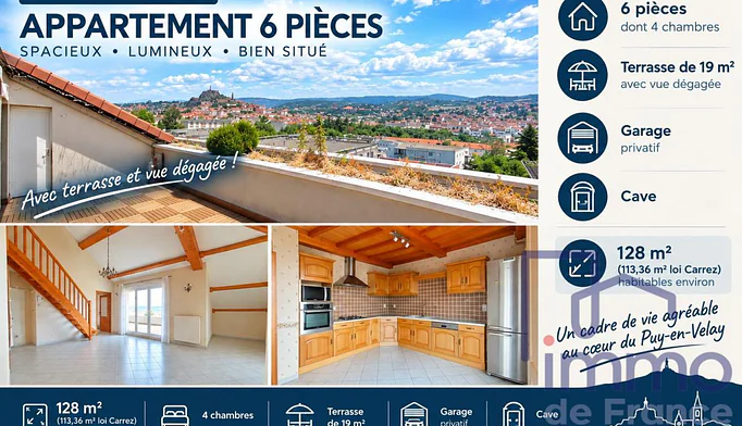 Appartement 6 pièces à vendre au Puy-en-Velay (43000) - photo 1