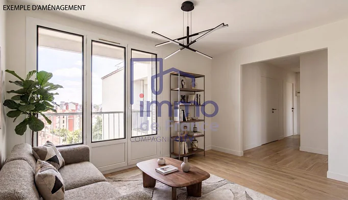 Appartement 3 pièces à vendre à Villeurbanne (69100) - photo 2