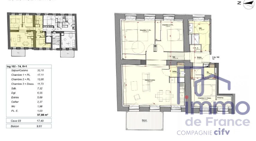 Appartement 4 pièces à vendre à Saint-Étienne (42000) - photo 4