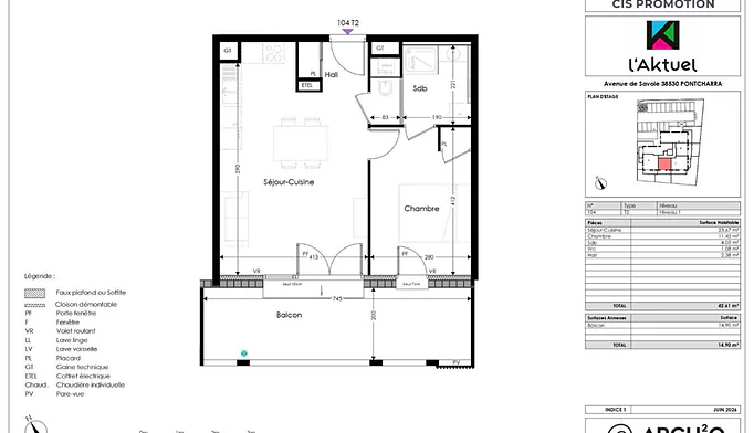 Appartement 2 pièces à vendre à Pontcharra (38530) - photo 4