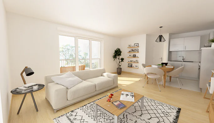 Appartement 3 pièces à vendre à Quint-Fonsegrives (31130) - photo 1